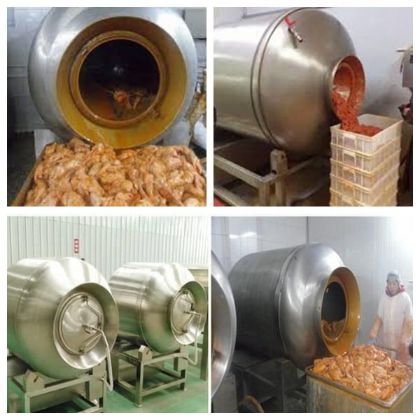 application of vacuum tumbler for meat marinating