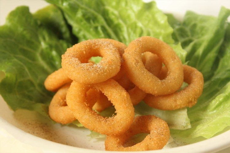 fried onion rings snacks