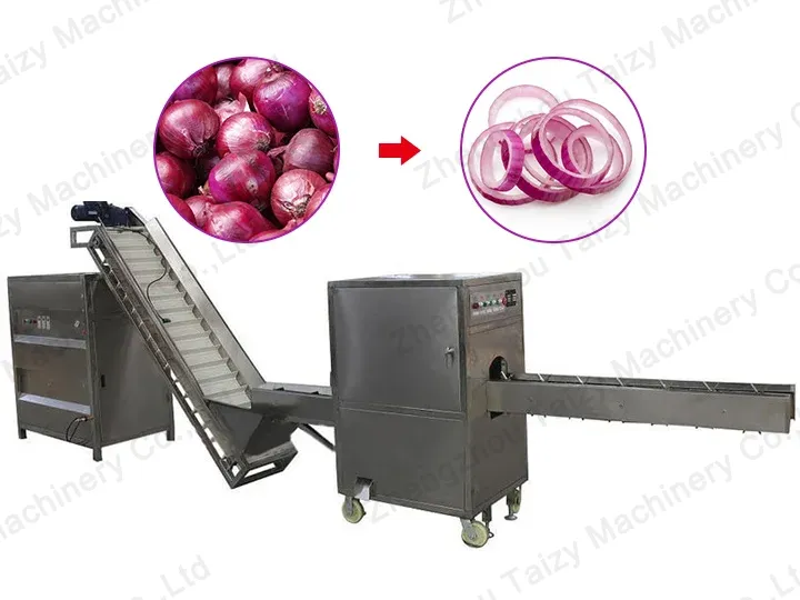 automatic onion ring slicer machine